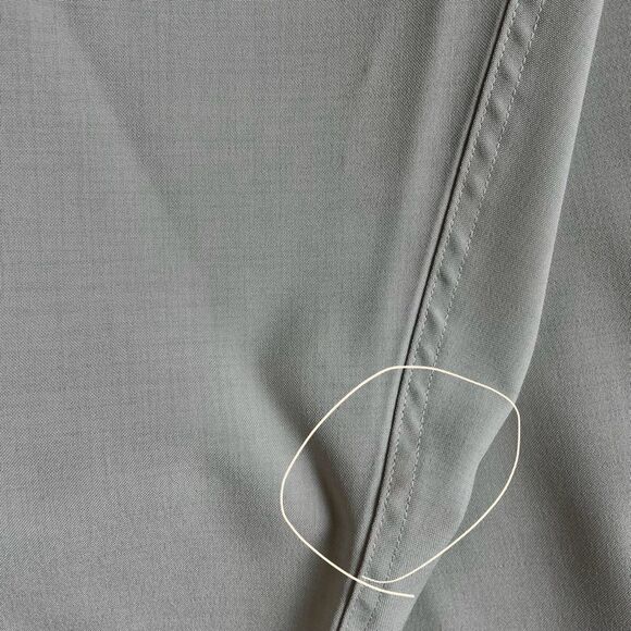 Armani Collezioni Smooth Knit Button Front Shirt Mud Size L Quiet Luxury - Picture 10 of 10